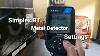Simplex Bt Metal Detector Settings