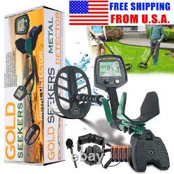 Simplex+ Waterproof Metal Detector with 11 DD Coil Pro Pinpointer Tester T-BI02