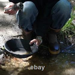 Sluice Fox Compact Gold Panning Kit with Portable Sluice Box & 2 Classifier Pans