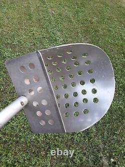 Stainless Steel Metal Detecting Scoop with Removable Full-Length Aluminum Handle