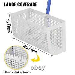 Stainless Steel Sand Scoop Beach Sifting Shovel Tool Metal Detecting + Handle