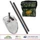 Stainless Steel Sand Scoop for Beach Metal Detecting with Carbon Fiber Handle