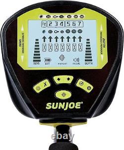 Sun Joe 24V-MDTCR1-LTW Metal Detector 10-Inch Coil, Shovel, Battery, Charger