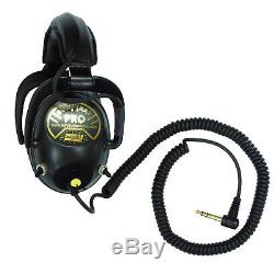Sun Ray Pro Gold Original Metal Detector Headphones Angled Plug Improved Cable