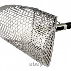 SuperMax Hybrid beach scoop with 5 foot Carbon Fiber Handle for Deep Water