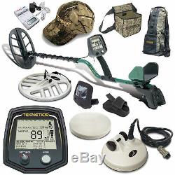 Teknetics T2 Classic Metal Detector with 3 Search Coils and Accessory Bundle