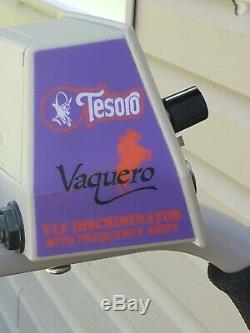 Tesoro Vaquero metal detector With Manual- Used