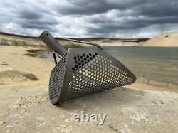 Titanium Beach Sand Scoop Metal Detector Detecting Tool Shovel Sifter Titan
