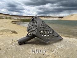 Titanium Beach Sand Scoop Metal Detector Detecting Tool Shovel Sifter Titan