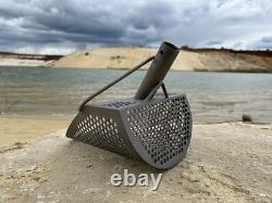 Titanium Beach Sand Scoop Metal Detector Detecting Tool Shovel Sifter Titan