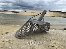 Titanium Beach Sand Scoop Metal Detector Detecting Tool Shovel Sifter Titan