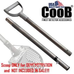 Titanium Light Travel Pole Handle Sand Scoop Metal Detector Hunting Tool Coob