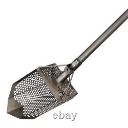 Titanium Light Travel Pole Handle Sand Scoop Metal Detector Hunting Tool Coob