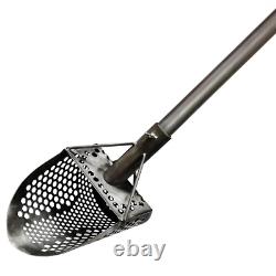 Titanium Light Travel Pole Handle Sand Scoop Metal Detector Hunting Tool Coob