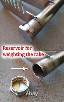 Tool Hunter Rake Beach Sand Stainless Steel Metal Detector Detecting Gold Silver