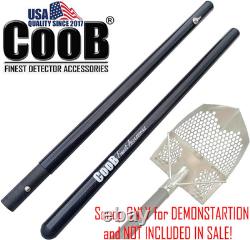 Travel Carbon Fiber Handle Pole for Metal Detector Hunting Sand Scoop Shovel, Sa