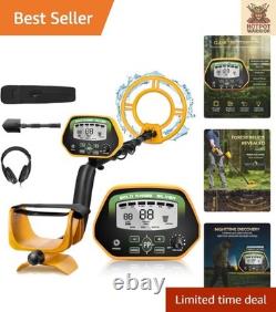 Treasure Hunting Made Easy Waterproof 10 Gold Metal Detector with Headphones