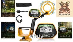 Treasure Hunting Made Easy Waterproof 10 Gold Metal Detector with Headphones