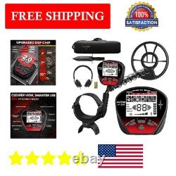 Treasure Hunting Metal Detector for Adults, Waterproof 10 Coil & Accessories