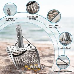 Treasure Hunting Sand Sifter with Lightweight Design and Shark Tooth Features