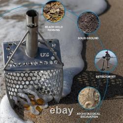 Treasure Hunting Sand Sifter with Lightweight Design and Shark Tooth Features