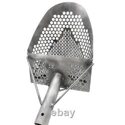 Treasure Talk Titanium Pro Sifter Sand Scoop with Myers Pro Travel Handle & Pull