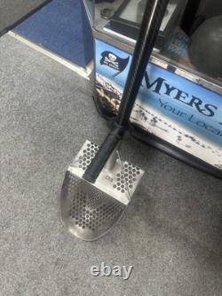 Treasure Talk Titanium Pro Sifter Sand Scoop with Myers Pro Travel Handle & Pull