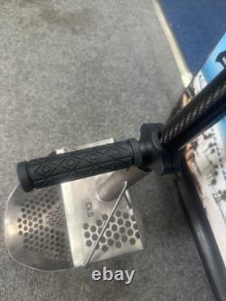 Treasure Talk Titanium Pro Sifter Sand Scoop with Myers Pro Travel Handle & Pull