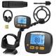 ULHUND Upgraded Metal Detector for Adults Professional High Dark Gray Black