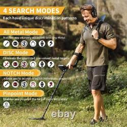 ULHUND Upgraded Metal Detector for Adults Professional High Dark Gray Black