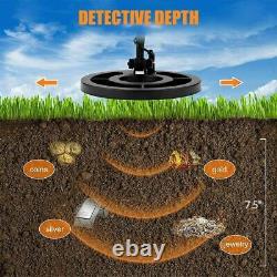 US Deep Ground Sensitive Metal Detector Gold Finder Waterproof Coil Pro Detector