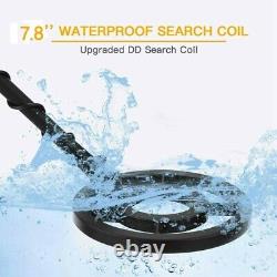 US STOCK Deep Ground Metal Detector Kit with 8 Waterproof Coil & 3 Accessories