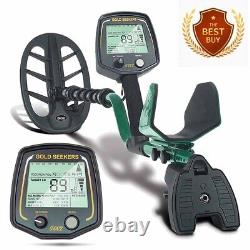 Ultra Waterproof Metal Detector with 11 DD Coil VIF Pinpointer Gold Detector US