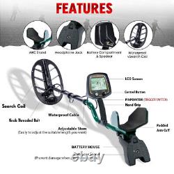 Underground Metal Detector High Sens with 11 DD Waterproof Coil & 3 Accessories