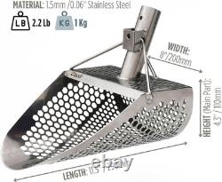 Upgraded Sand Scoop Metal Detector Hex-710. Beach Sand Scoop Metal Detecting Hun