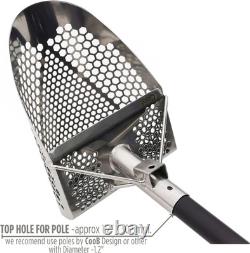 Upgraded Sand Scoop Metal Detector Hex-710. Beach Sand Scoop Metal Detecting Hun