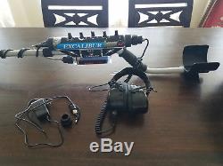 Used Minelab Excalibur Sword With 8 coil. New Battery and Headphones