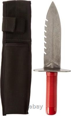 Versatile 7 Lesche Digging Tool with Serrated Blade & Free Belt Holder Attached