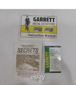 Vintage Garrett Metal Detector master hunter Ads WORKS WITH ORIGINAL BATTERIES