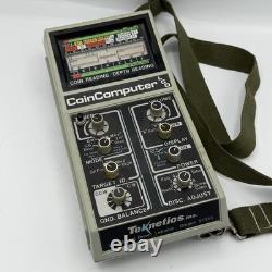 Vintage Teknetics 9000 Coin Computer LCD Metal Detector Control Box Turns On