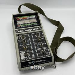 Vintage Teknetics 9000 Coin Computer LCD Metal Detector Control Box Turns On