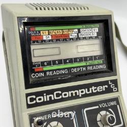 Vintage Teknetics 9000 Coin Computer LCD Metal Detector Control Box Turns On