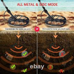 Waterproof Metal Detector with Deep Ground Search Coil and Pro Pointer Gold Finder