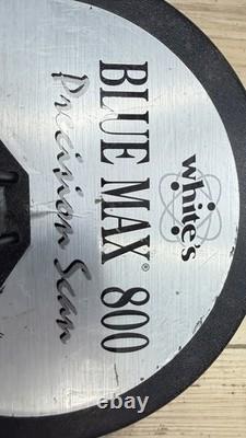 White's Classic I. D. Metal Detector with Blue Max 800 Coil Works. Read