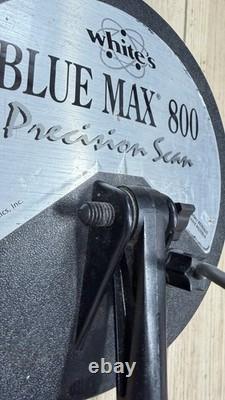 White's Classic I. D. Metal Detector with Blue Max 800 Coil Works. Read