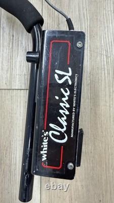 White's Classic I. D. Metal Detector with Blue Max 800 Coil Works. Read