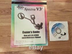 White's Spectra V3i Metal Detector with accessories