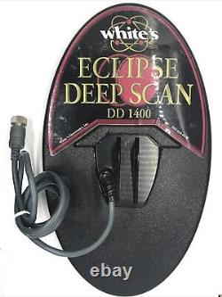 Whites Eclipse Deep Scan DD1400 Metal Detector 14 X 8 DD Elliptical Coil