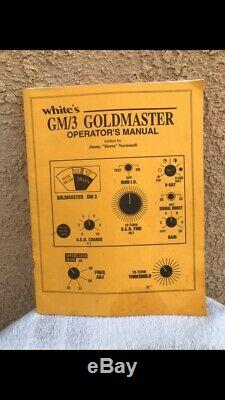 Whites GM3 Goldmaster metal detector, Find Gold