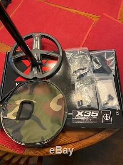 XP Deus X35 9 Round 35 Frequency Waterproof DD Metal Detector Search Coil
